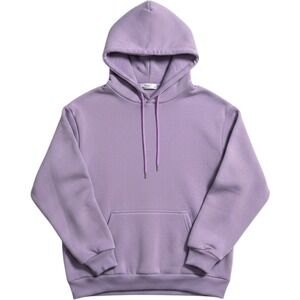 FME No Worries God Got Me Lavender Purple Graphic Hoodie Sweatshirt Medium